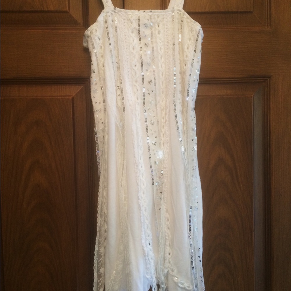 Truluv Elegant White Kids Dress